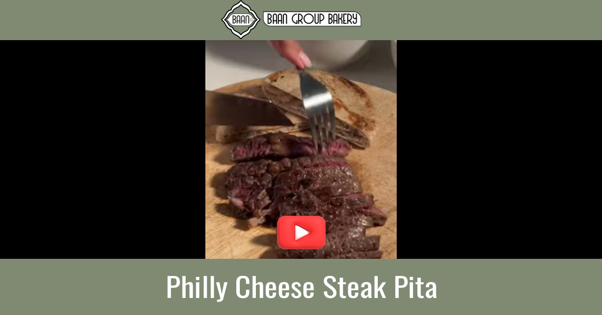 Philly Cheese Steak Pita